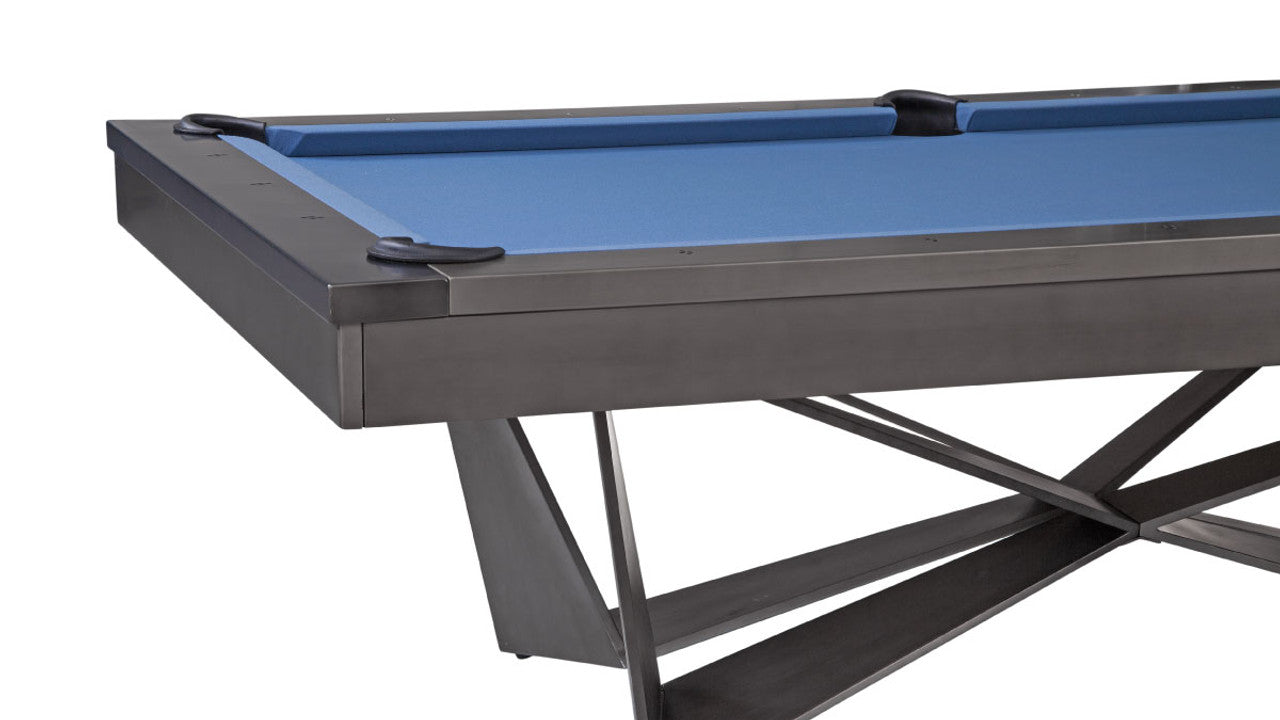 Essex Steel Pool Table - Gunmetal Grey Finish