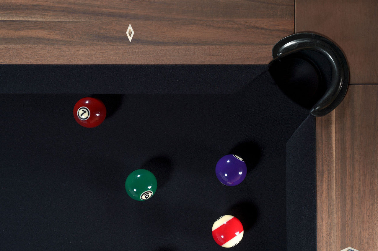 Gracie Pool Table - Grey Walnut Finish