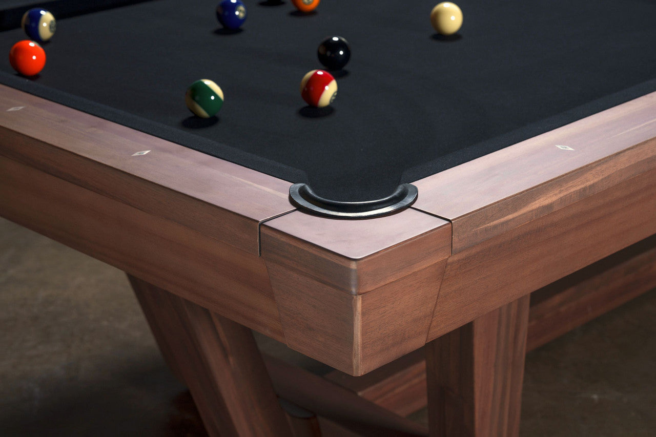 Gracie Pool Table - Grey Walnut Finish