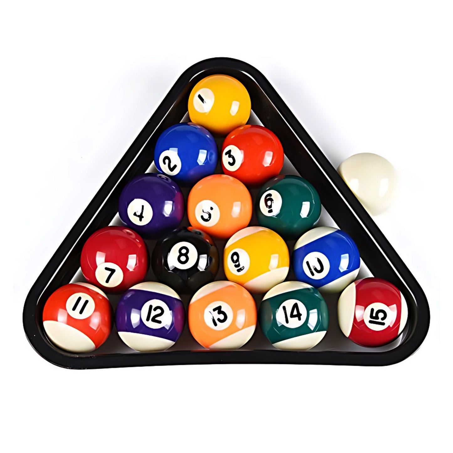 Empire USA Mini Pool Balls Set (1.5 in) w/ Triangle Rack