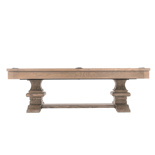 Beaumont Wool Pool Table - Silvered Ash Finish