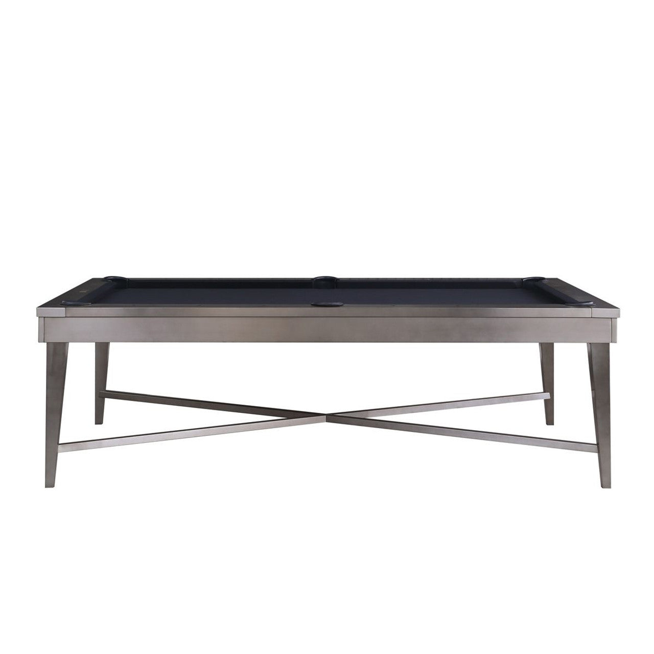 Saxon Steel Slate Pool Table - Gunmetal Grey Finish