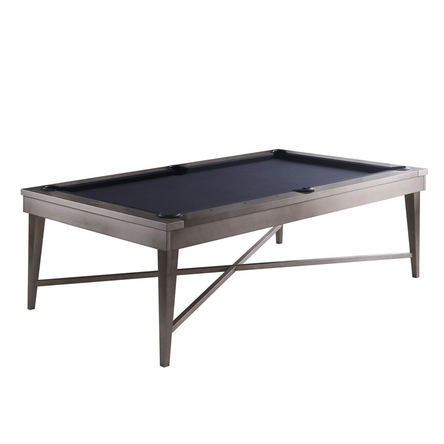 Saxon Steel Slate Pool Table - Gunmetal Grey Finish