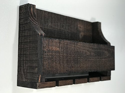 Empire USA - Barnwood Wall Mount Wine Rack (Barn Brown Fir)