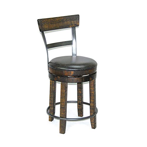 Signature Select Round Pub Table w/ 4 Swivel Cushion Top Stools