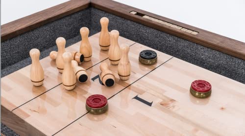 Plank & Hide - Bowling Pin Set (for Shuffleboard Tables)