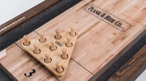 Plank & Hide - Bowling Pin Set (for Shuffleboard Tables)