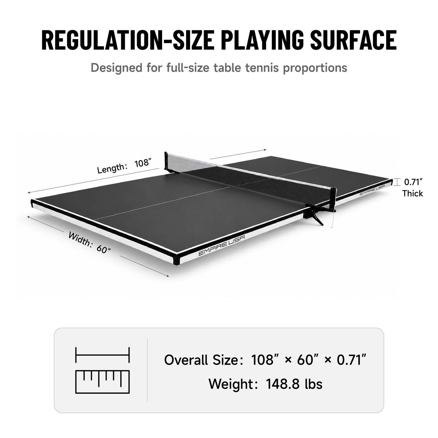 Table Tennis Conversion Top