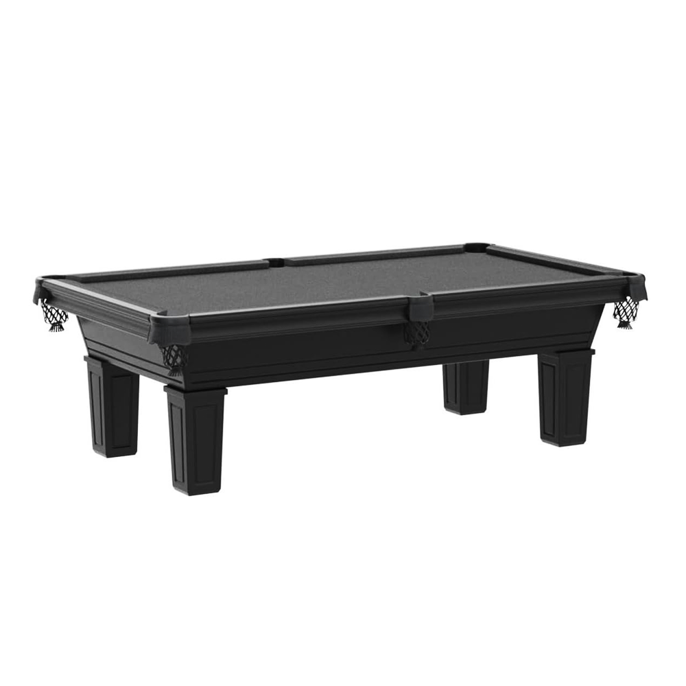 Corona Slate Pool table - Stain Black Finish