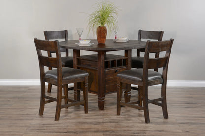 36”H Homestead Counter Height Table - Tobacco Leaf finish
