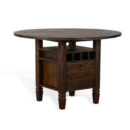 36”H Homestead Counter Height Table - Tobacco Leaf finish