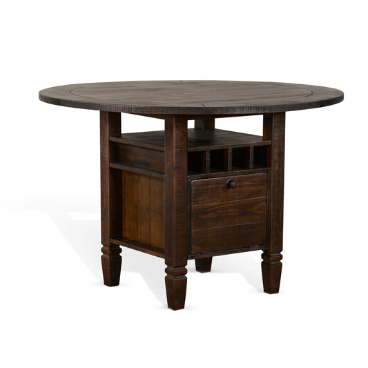 36”H Homestead Counter Height Table - Tobacco Leaf finish