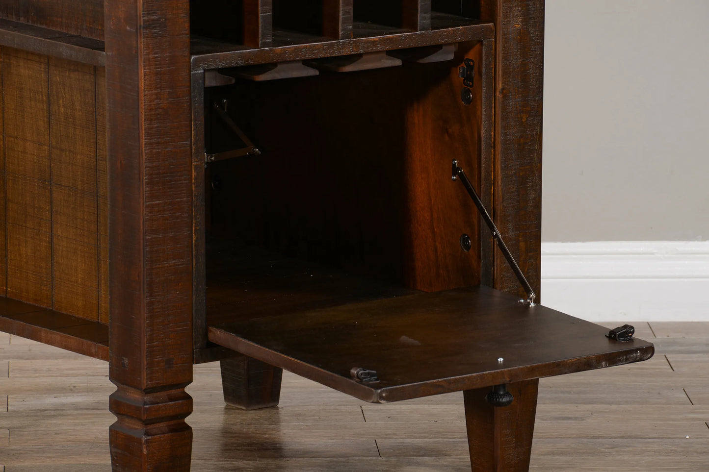 36”H Homestead Counter Height Table - Tobacco Leaf finish
