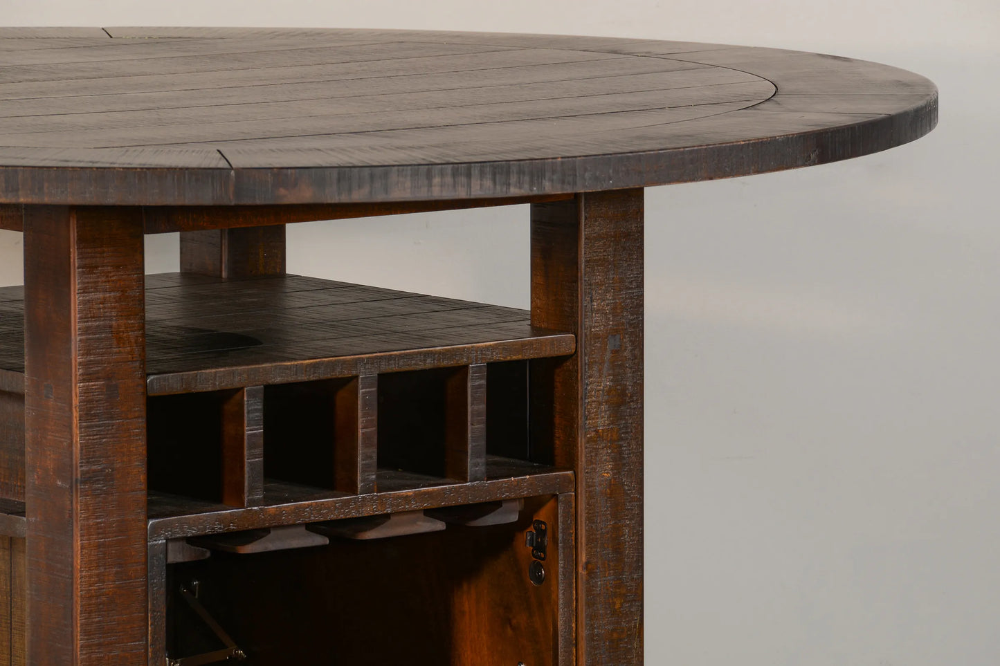 36”H Homestead Counter Height Table - Tobacco Leaf finish