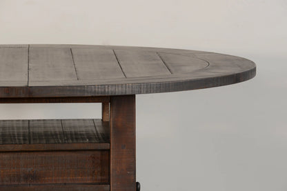 36”H Homestead Counter Height Table - Tobacco Leaf finish