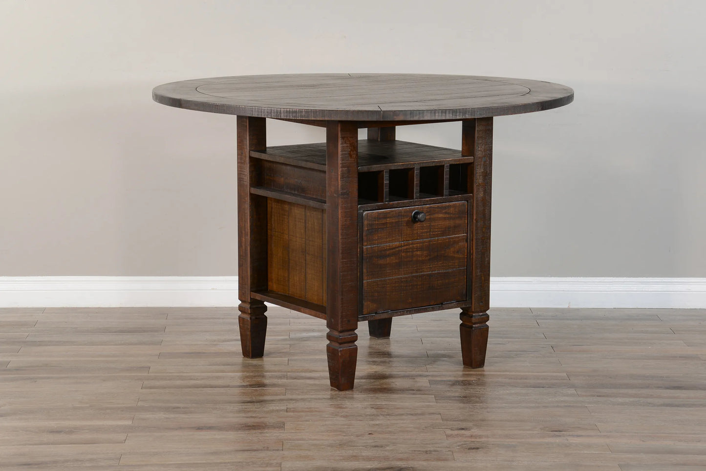 36”H Homestead Counter Height Table - Tobacco Leaf finish