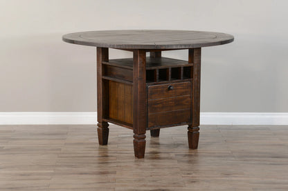36”H Homestead Counter Height Table - Tobacco Leaf finish