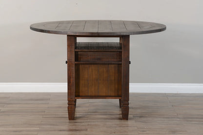 36”H Homestead Counter Height Table - Tobacco Leaf finish