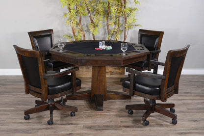 Empire USA Blaze Poker Table - Smokehouse Finish