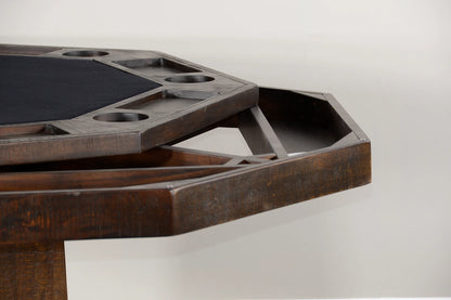 Empire USA Blaze Poker Table - Smokehouse Finish
