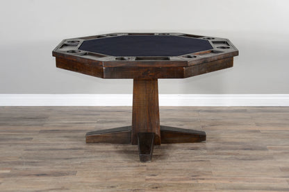 Empire USA Blaze Poker Table - Smokehouse Finish