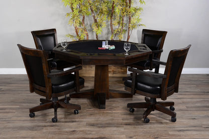 Empire USA Blaze Poker Table - Smokehouse Finish