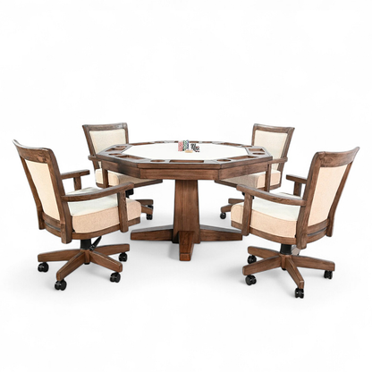 Empire USA Blaze Poker Table - Alpine Grey Finish