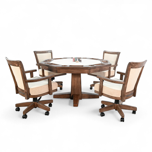 Empire USA Blaze Poker Table - Alpine Grey Finish