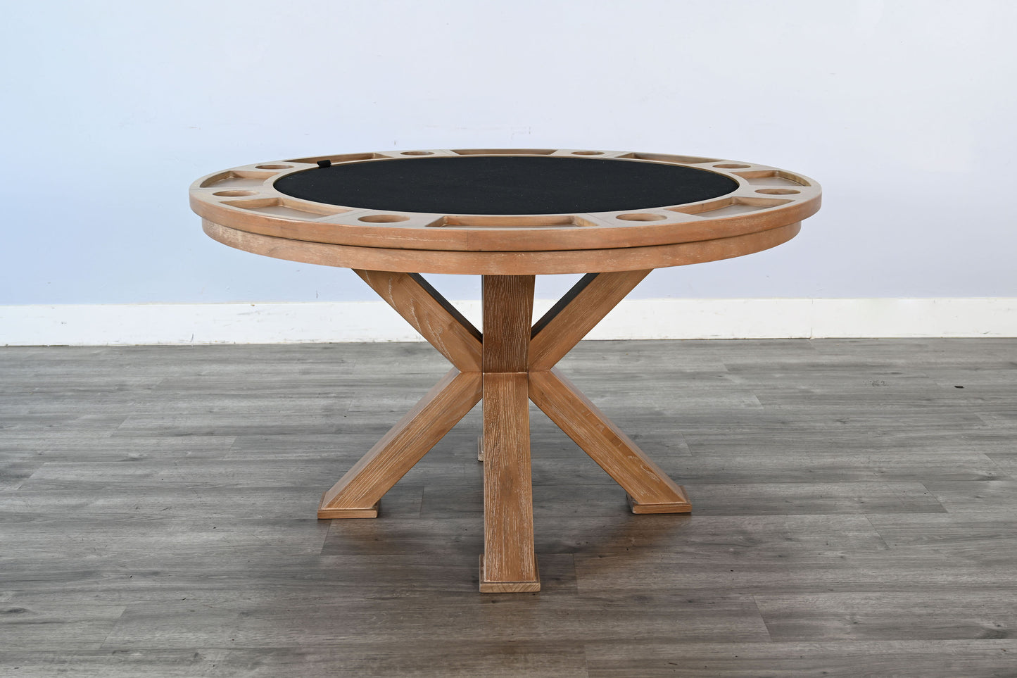 Empire USA Chic Poker Table - Oak Finish