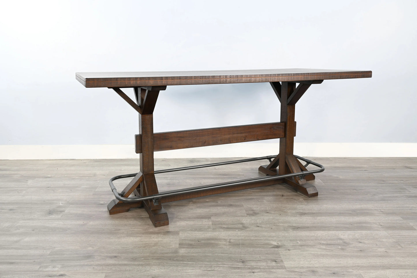 42”H Homestead Pub Table - Tobacco Leaf finish