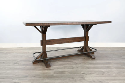 42”H Homestead Pub Table - Tobacco Leaf finish