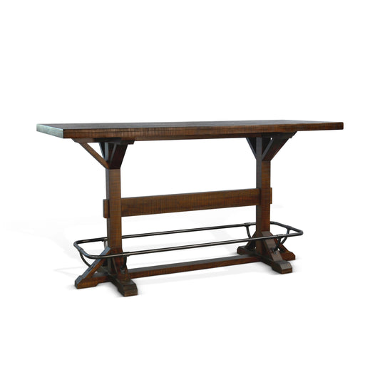 42”H Homestead Pub Table - Tobacco Leaf finish