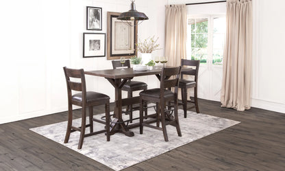 42”H Homestead Pub Table - Tobacco Leaf finish