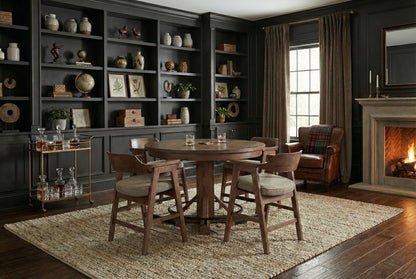 Cole - Poker Game & Dining Table Set (Cinder Finish)