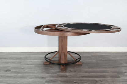 Cole - Poker Game & Dining Table Set (Cinder Finish)
