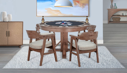 Cole 30” - Poker Game & Dining Table (Cinder Finish)