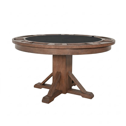 Cole 30” - Poker Game & Dining Table (Cinder Finish)