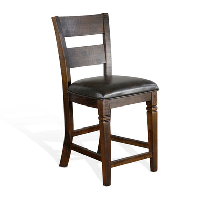 Homestead Pub Seat - 24”H Ladderback Barstool