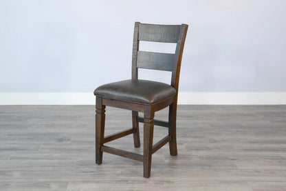Homestead Pub Seat - 24”H Ladderback Barstool