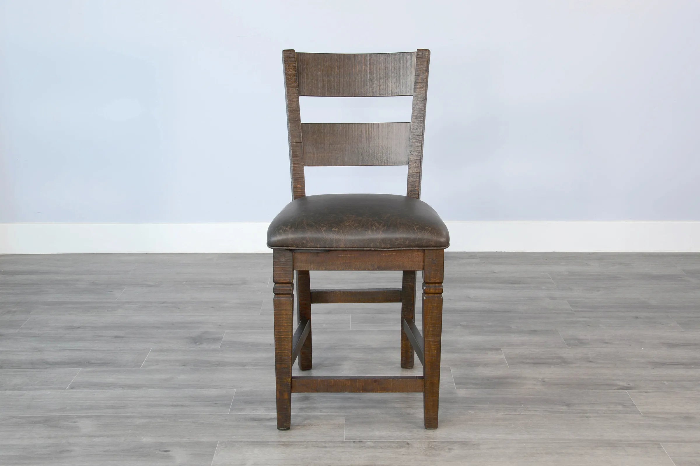 Homestead Pub Seat 24"H Ladderback Barstool - Thumbnail 5