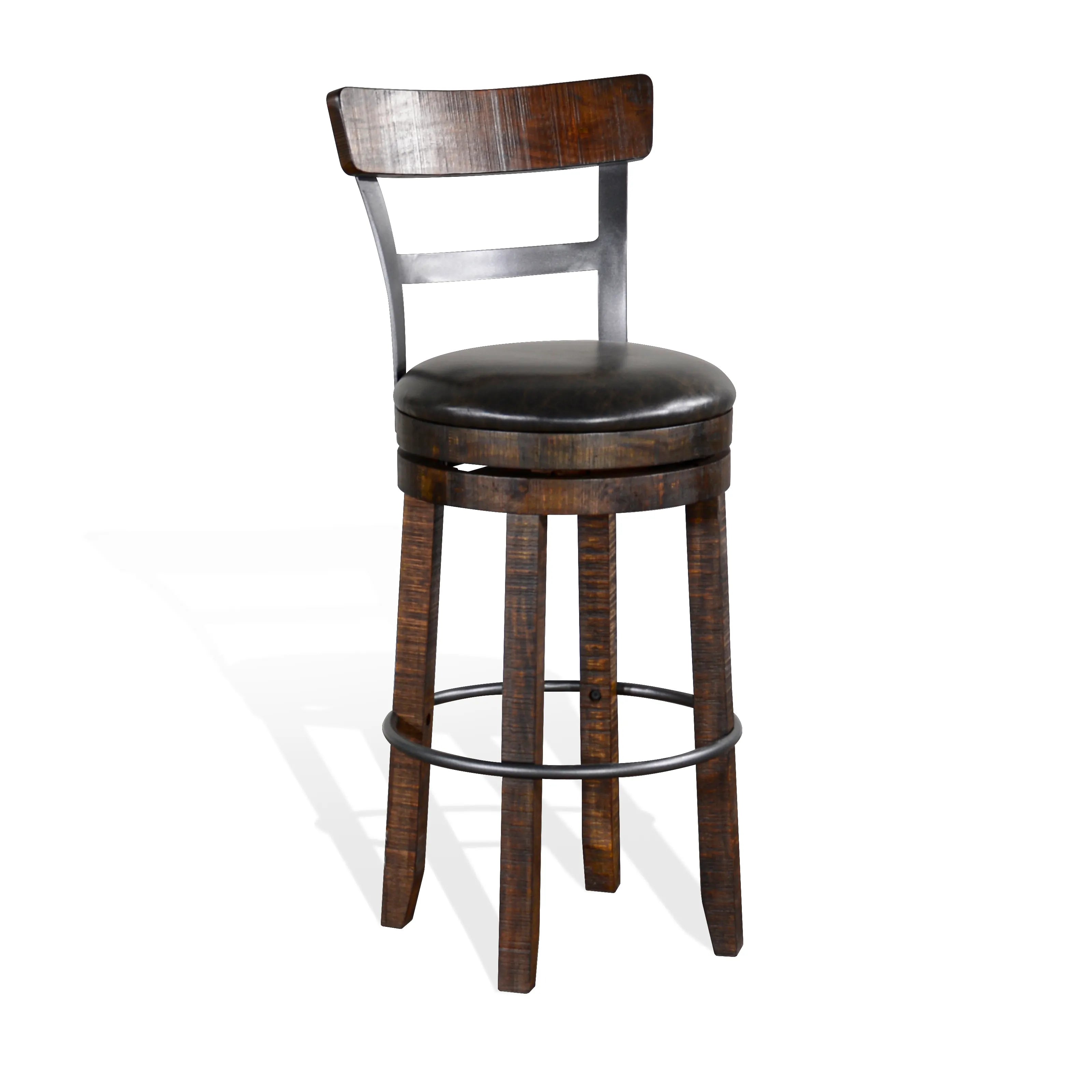Homestead Pub Seat Swivel Barstool - Thumbnail 3