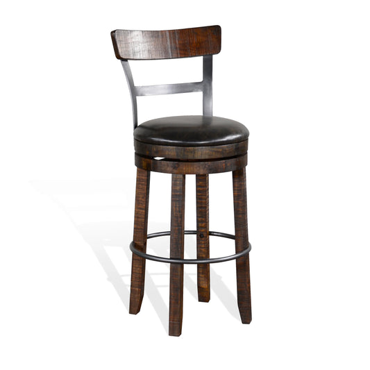 Homestead Pub Seat - 30”H Swivel Barstool