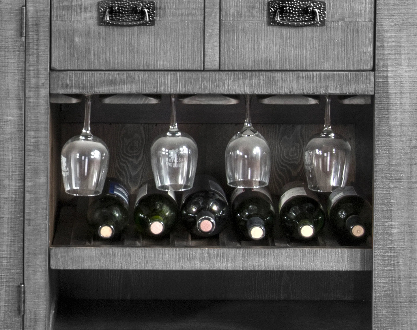 Alpine 80” Home Bar - Alpine Grey finish