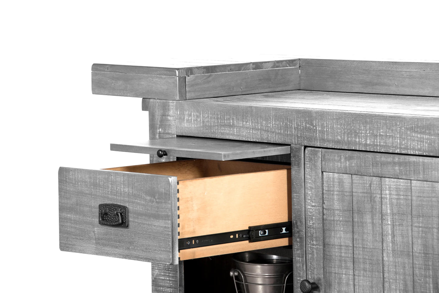Alpine 80” Home Bar - Alpine Grey finish