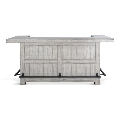 Alpine 80” Home Bar - Alpine Grey finish