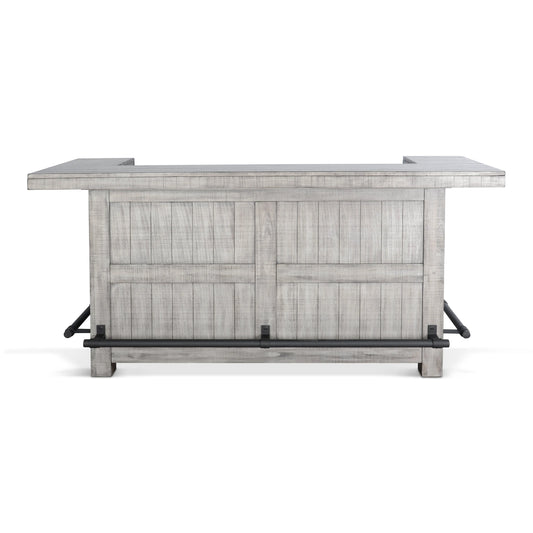 Alpine 80” Home Bar - Alpine Grey finish