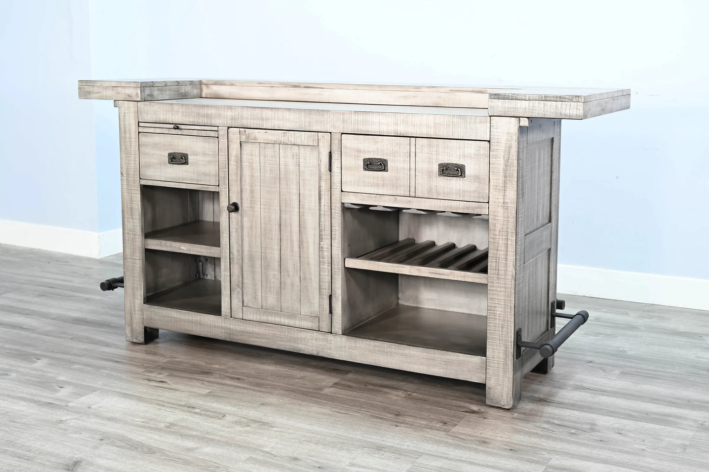 Alpine 80” Home Bar - Alpine Grey finish