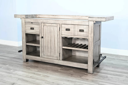 Alpine 80” Home Bar - Alpine Grey finish