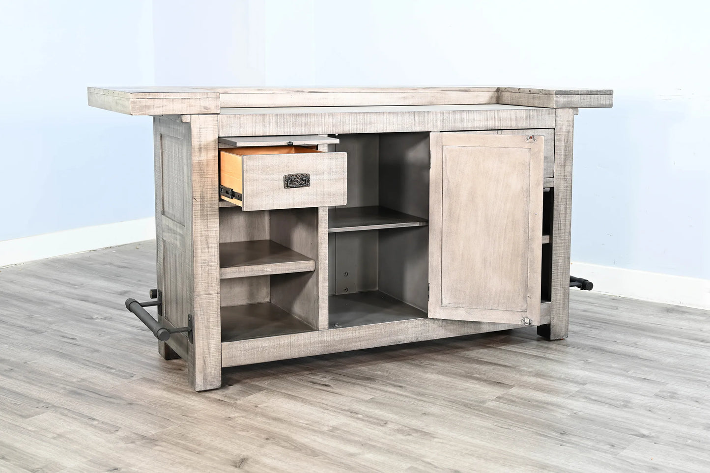 Alpine 80” Home Bar - Alpine Grey finish