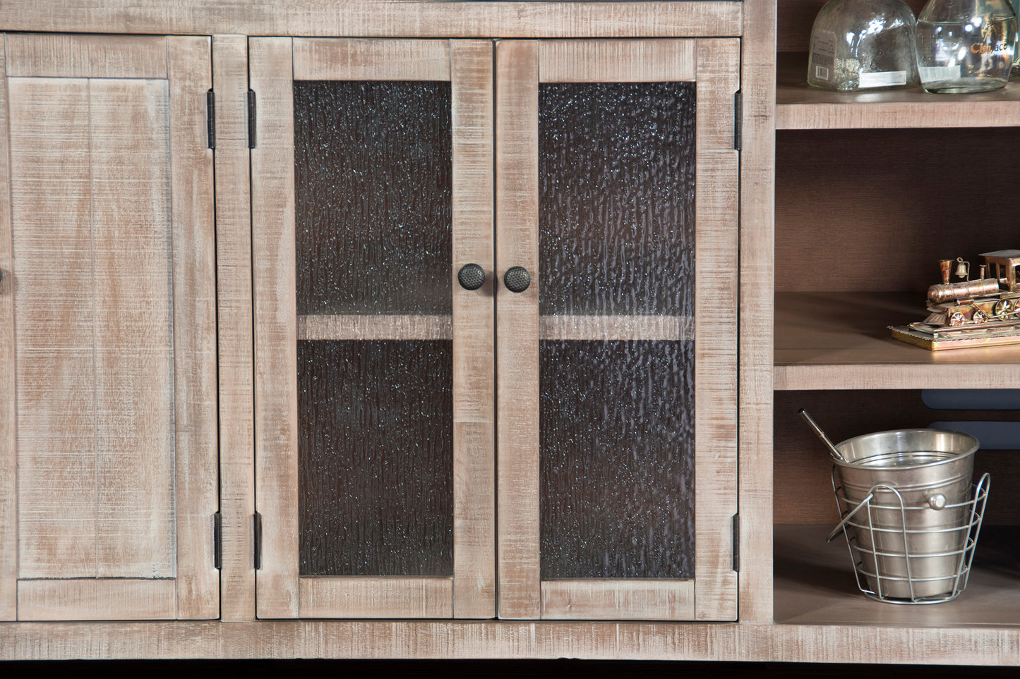 Pinehurst 80” Home Bar -  Mountain Smoke Finish